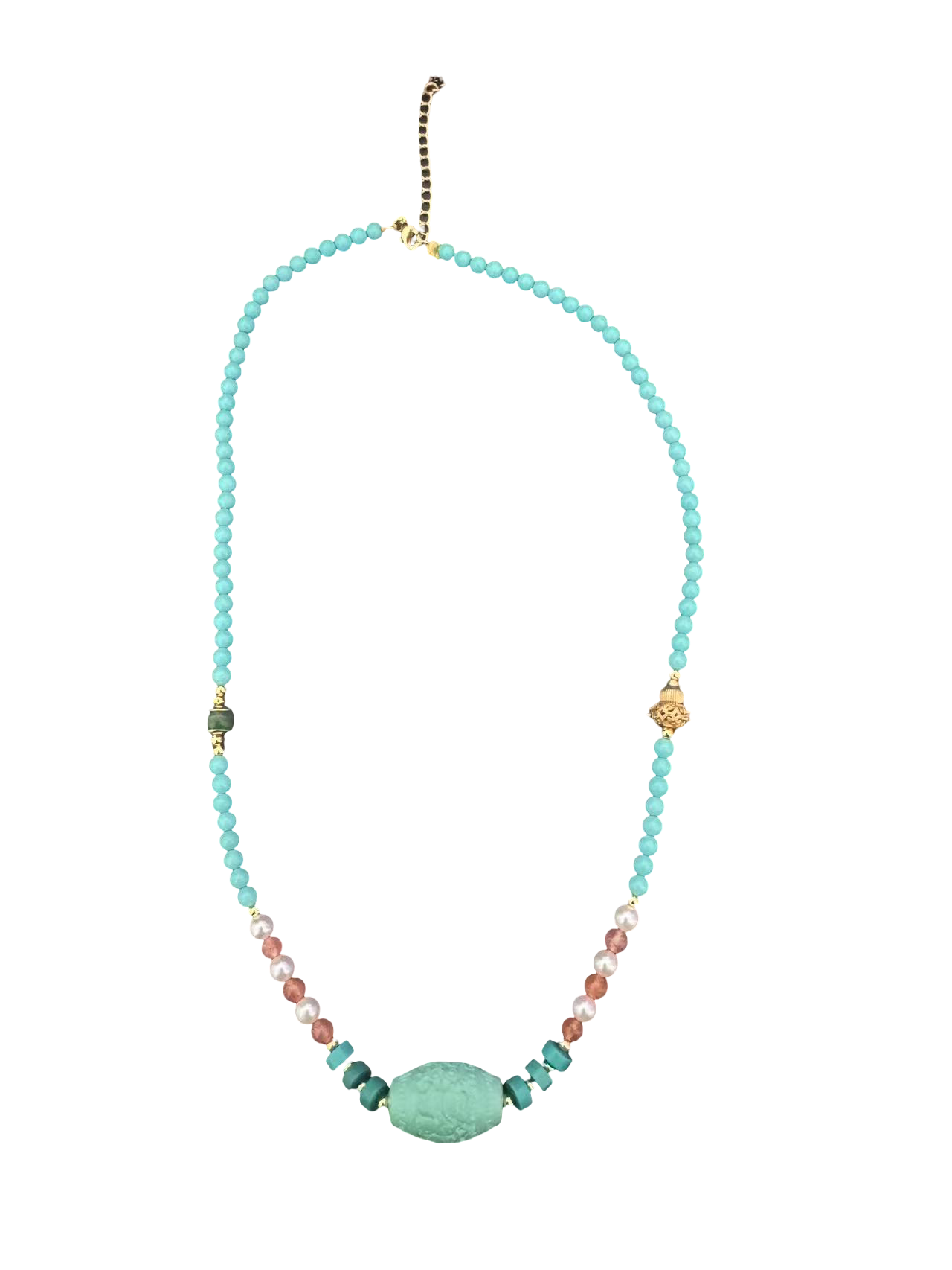 Tibetische Halskette aus Türkis