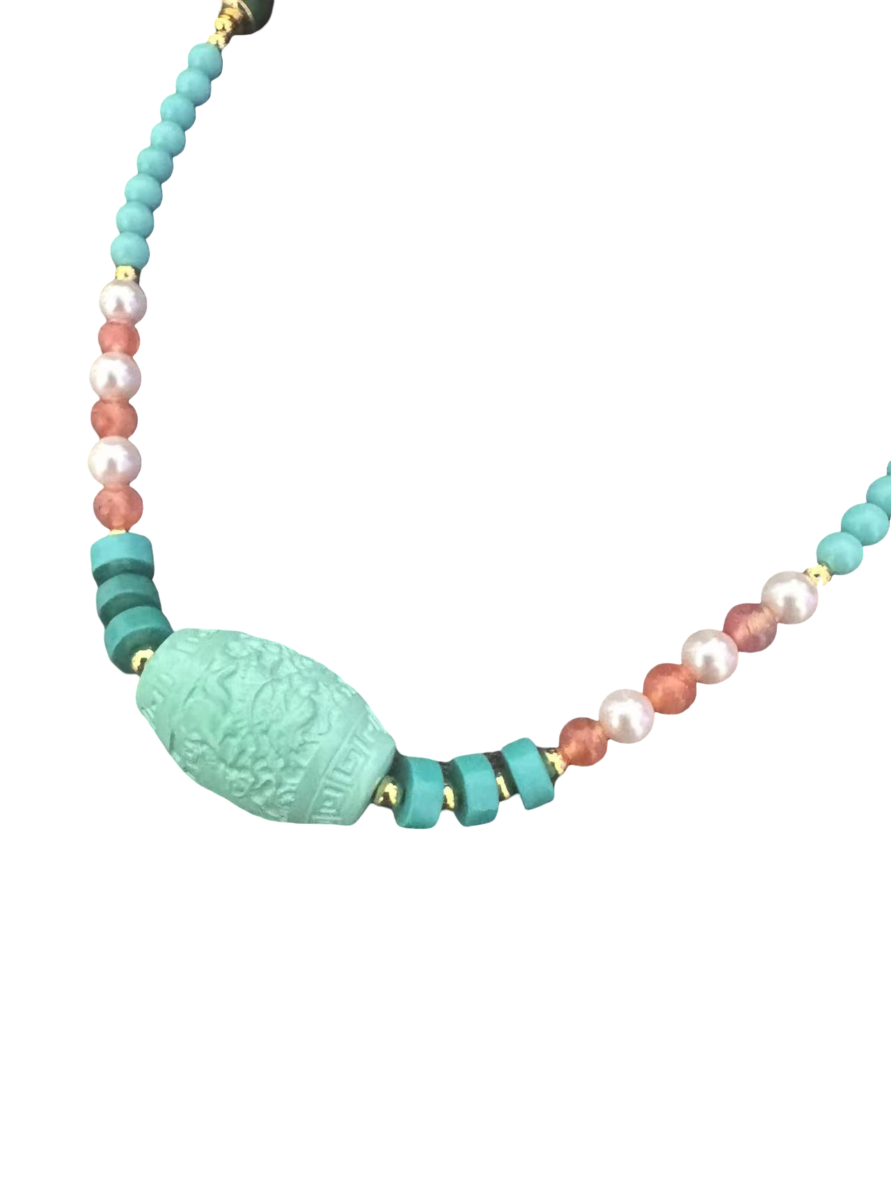 Tibetische Halskette aus Türkis