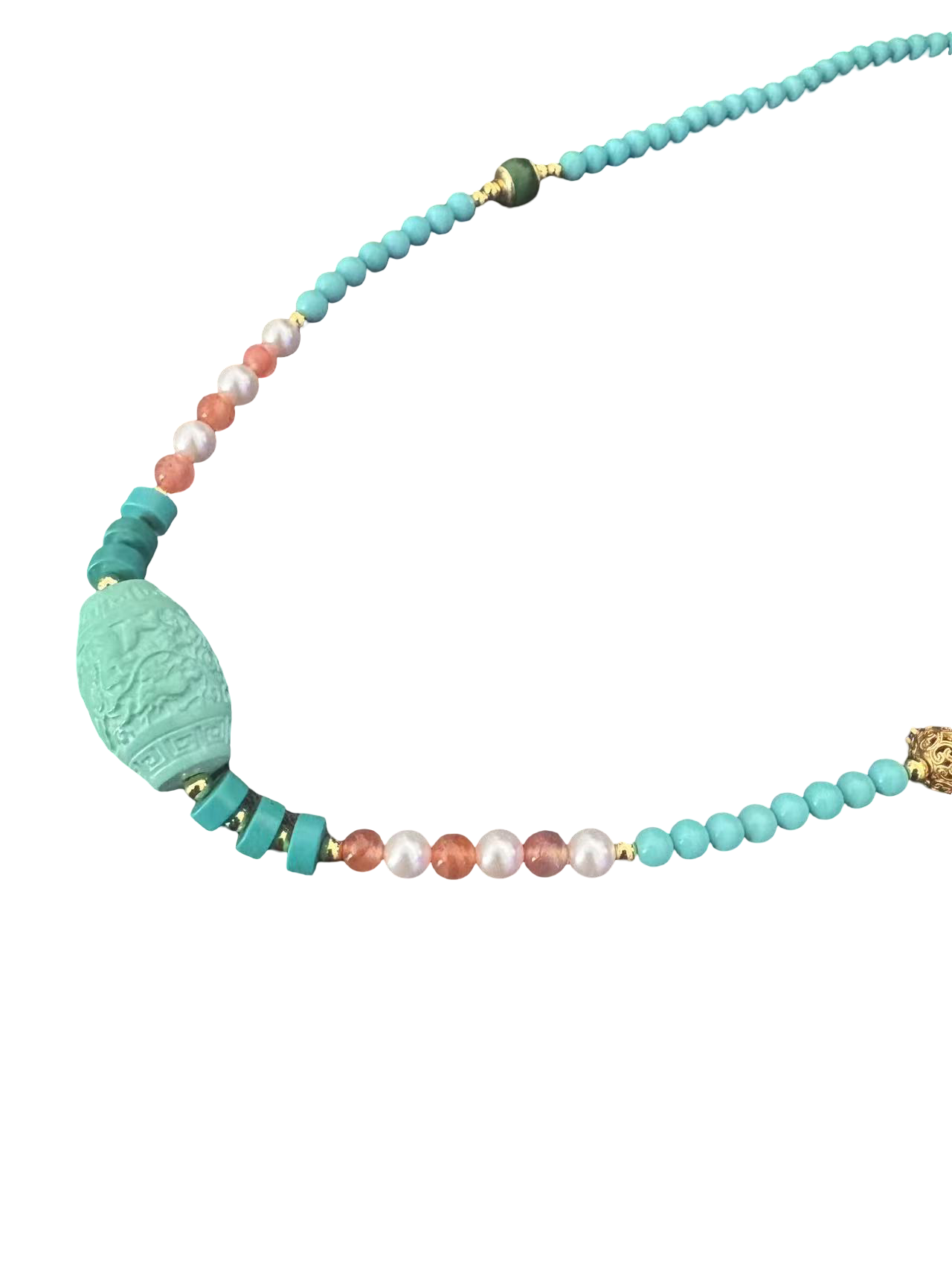 Tibetische Halskette aus Türkis