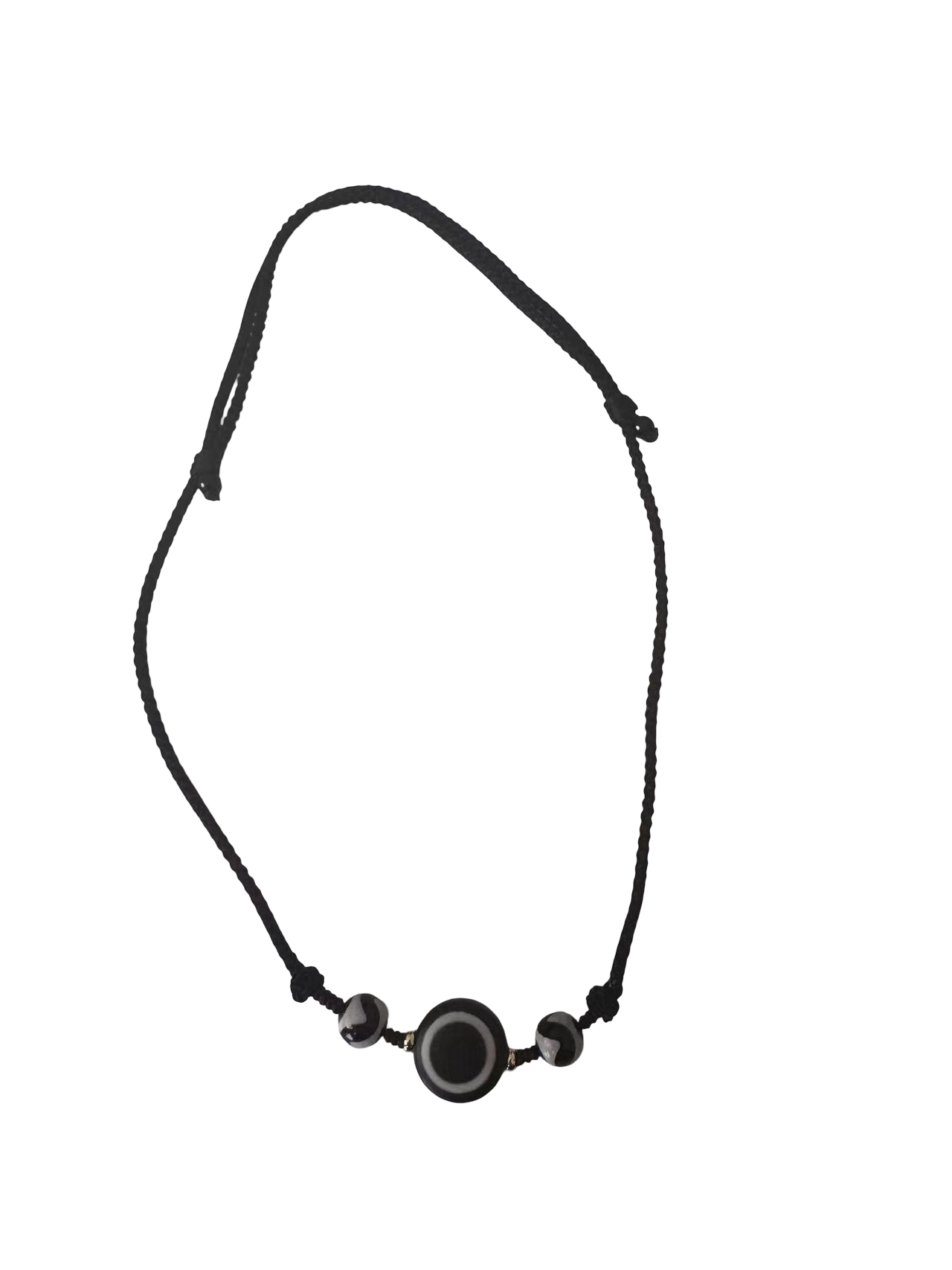 Tibetische Halskette mit Dzi-Stein