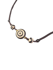 Tibetische Halskette mit Dzi-Stein