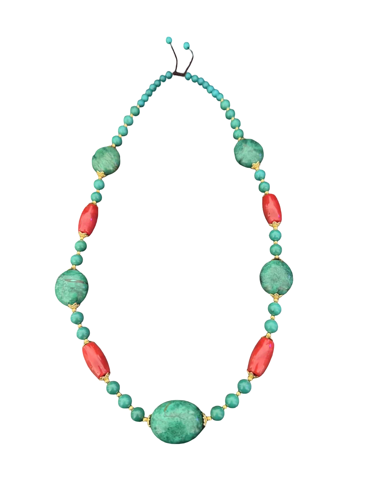 Tibetische Halskette aus Türkis