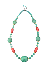 Tibetische Halskette aus Türkis