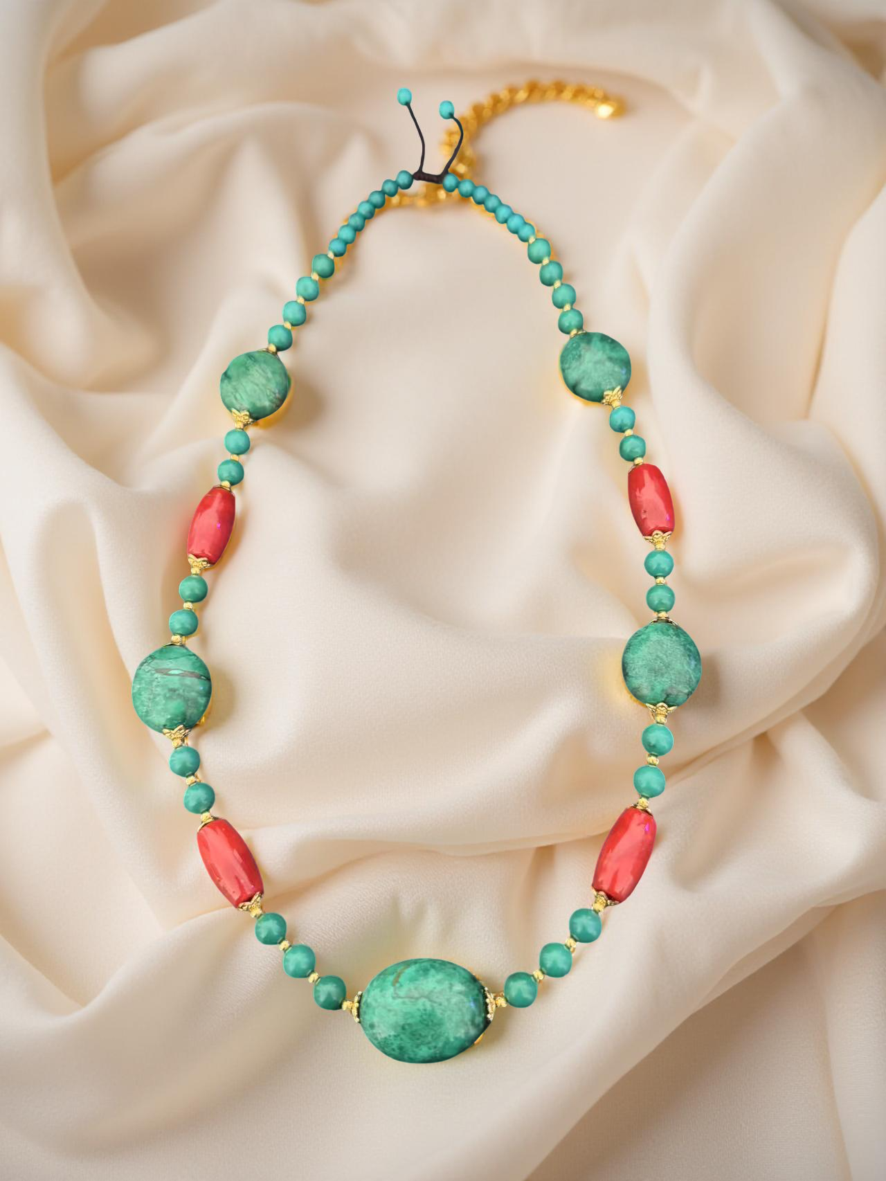 Tibetische Halskette aus Türkis