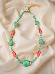 Tibetische Halskette aus Türkis