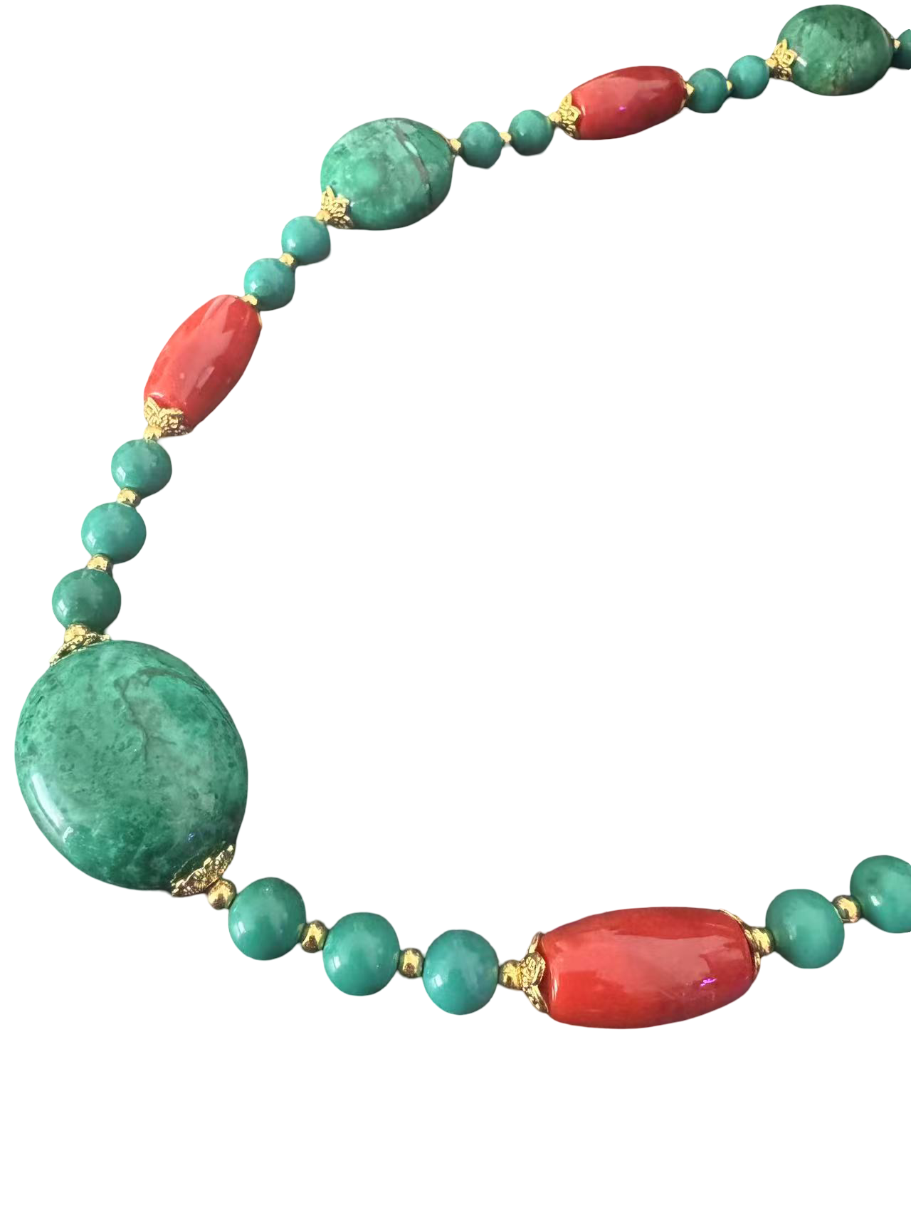 Tibetische Halskette aus Türkis