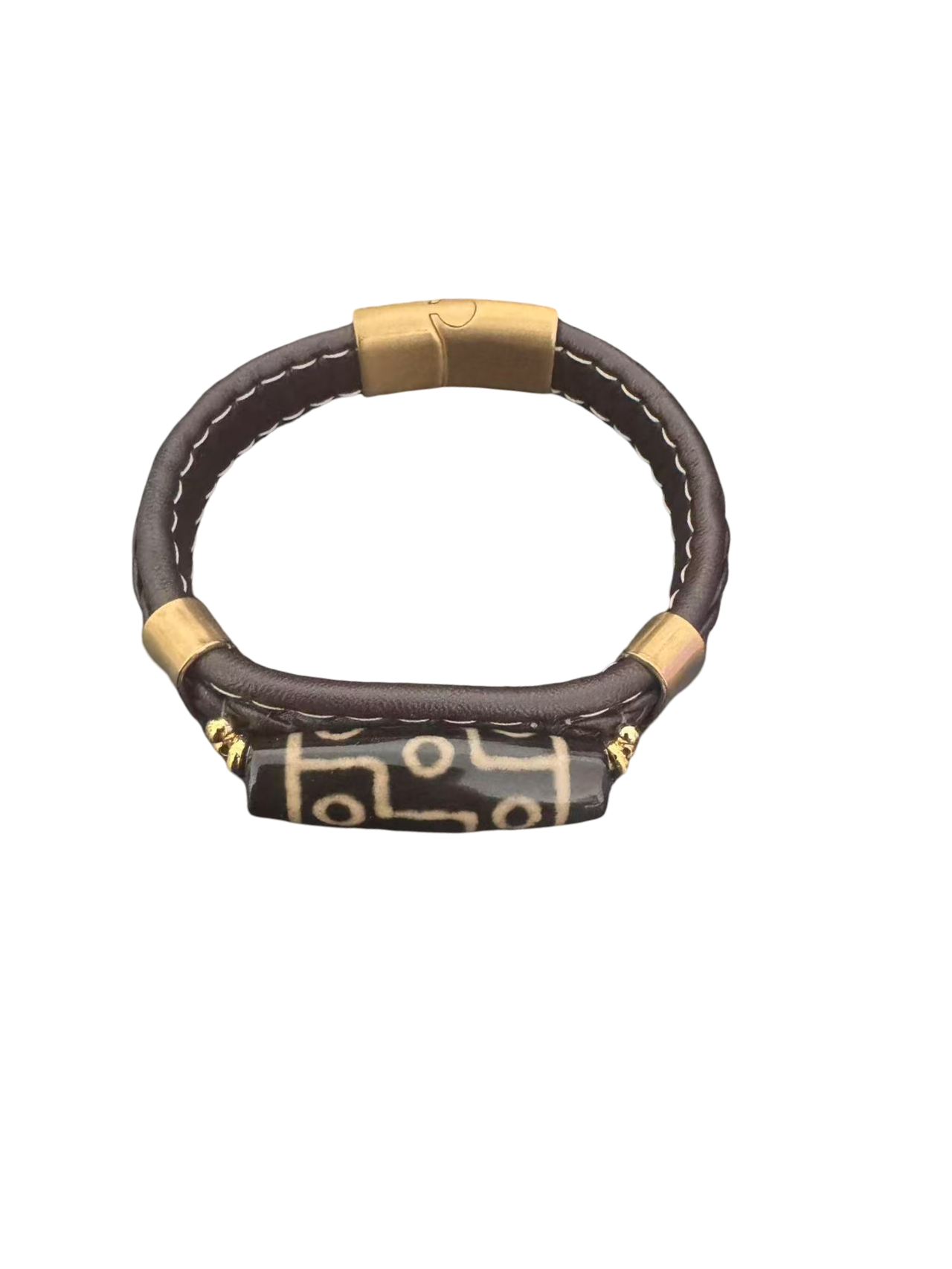 Tibetisches Armband mit Dzi-Stein