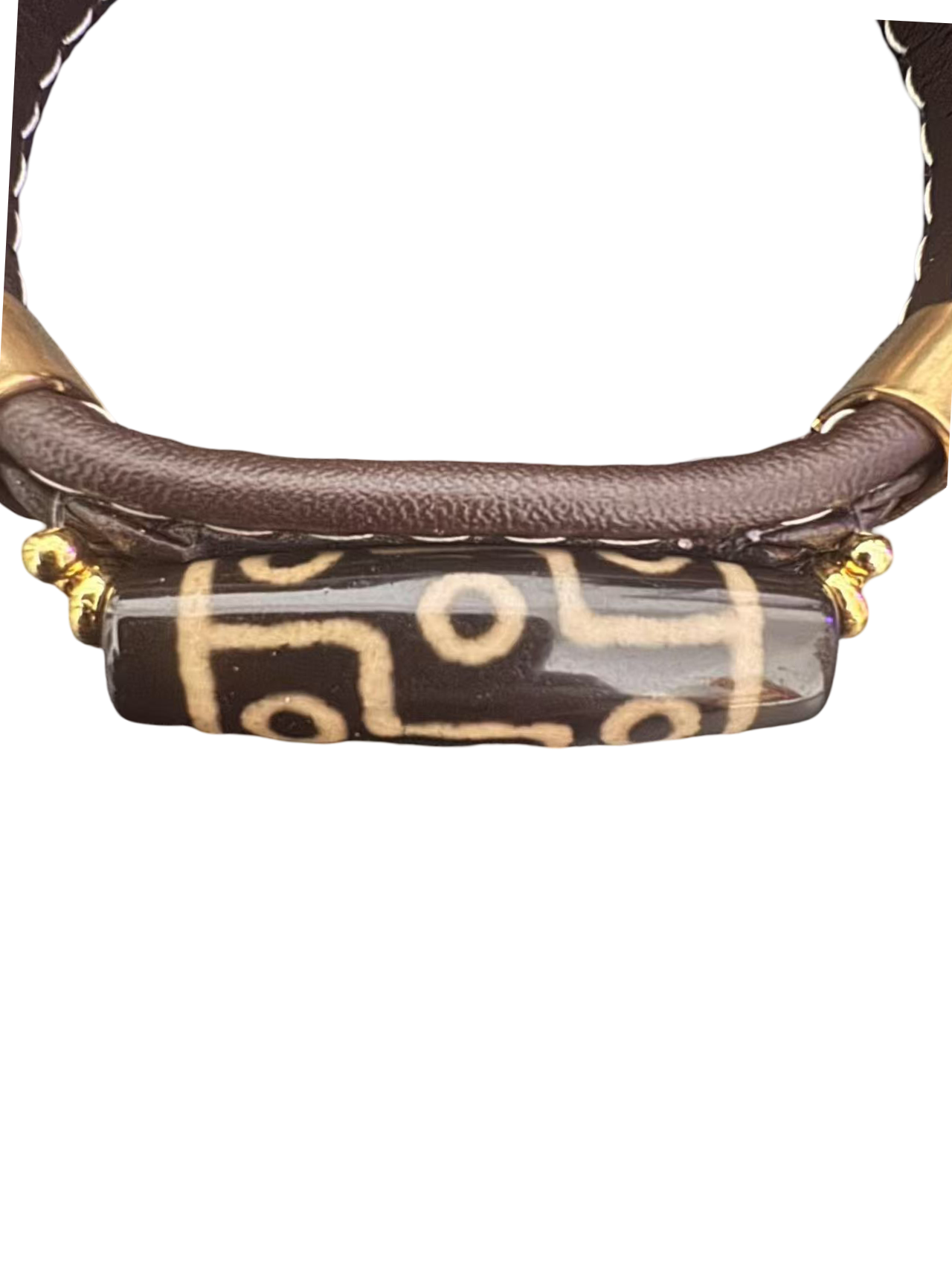 Tibetisches Armband mit Dzi-Stein