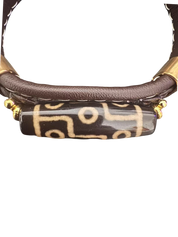 Tibetisches Armband mit Dzi-Stein