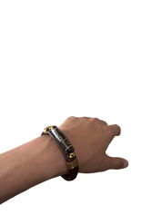 Tibetisches Armband mit Dzi-Stein