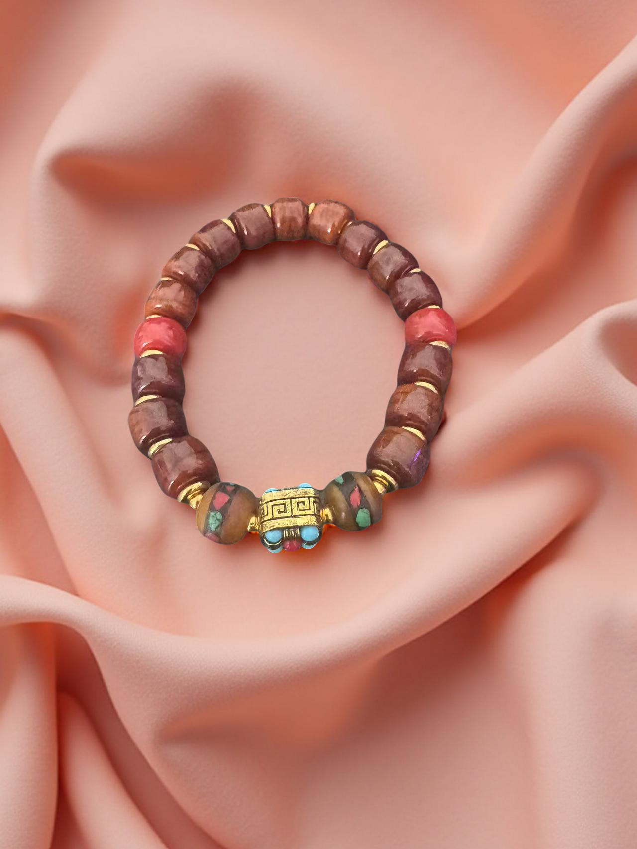 Details für Tibetisches Armband aus Knochenperlen – Handgefertigt (2 Varianten) ansehen Tibetisches Armband aus Knochenperlen