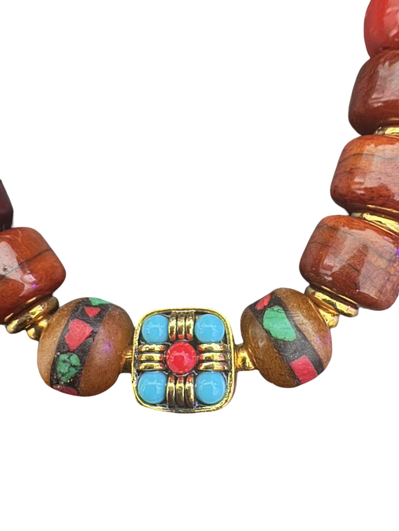 Details für Tibetisches Armband aus Knochenperlen – Handgefertigt (2 Varianten) ansehen Tibetisches Armband aus Knochenperlen