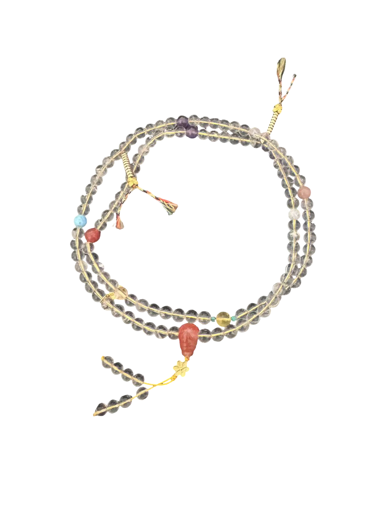 Tibetisches Mala-Armband aus Kristall