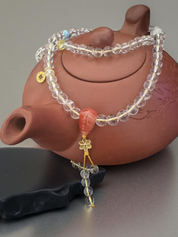 Tibetisches Mala-Armband aus Kristall