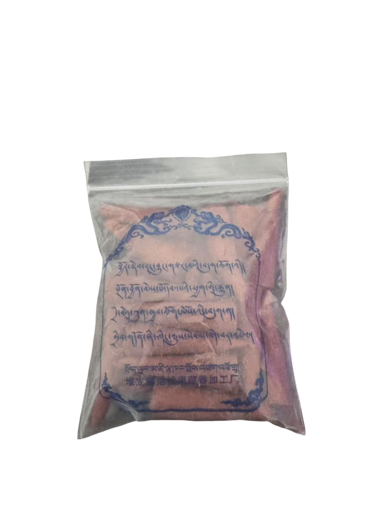 Tibetische Räucherstäbchen in transparenter Verpackung, ideal für Meditation und Yoga.